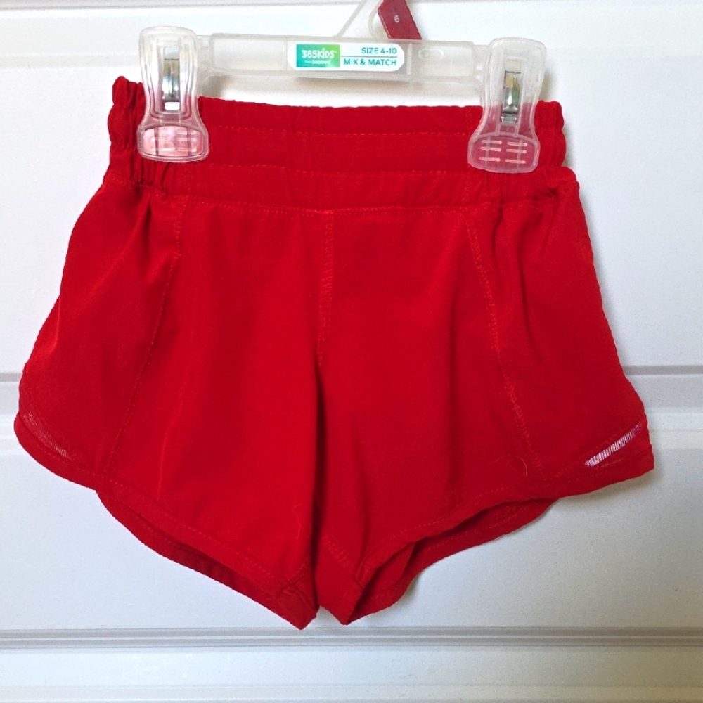 Varsity Red Cheer Shorts In Kids Size YXS EUC - Picture 1 of 7